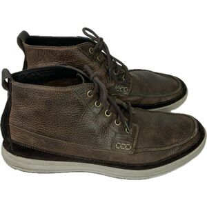 Men's Cole Haan X Nike Air Brown Leather Chukka Boots Size 13.5M